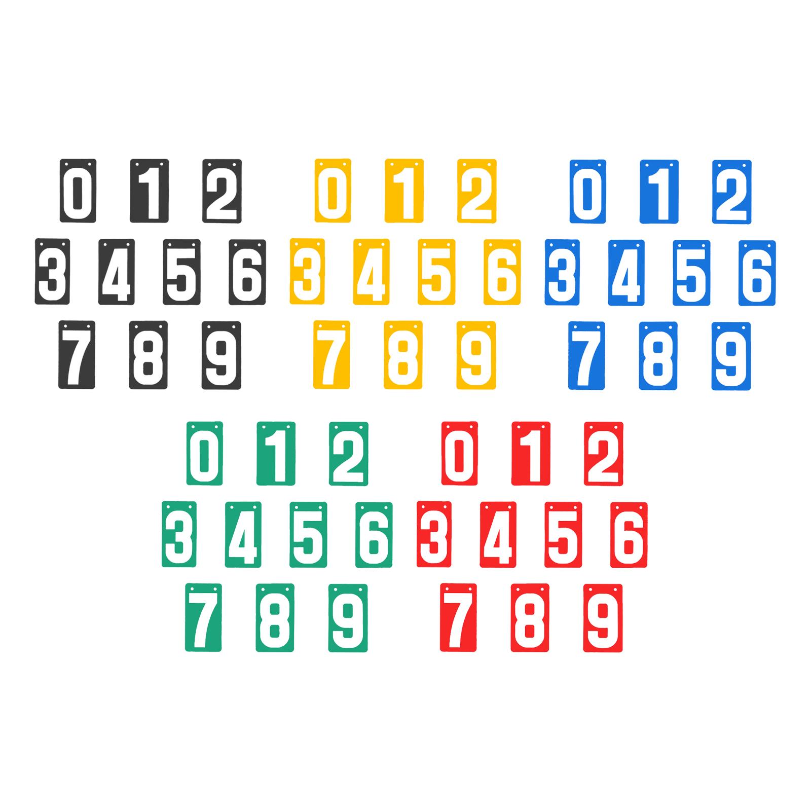 Badminton Video - Score Keeper Numbers 0-9 Scoring Board