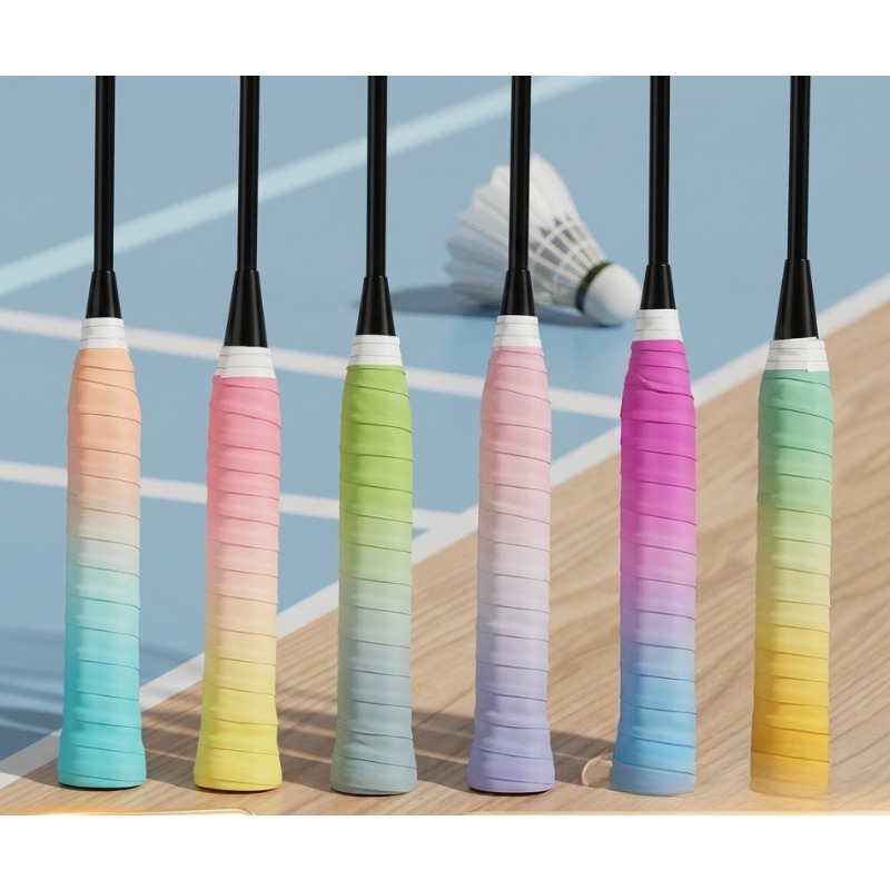 Badminton Anime - Dual-Color Gradient Badminton Grip, Shock-Absorbent Non-Slip