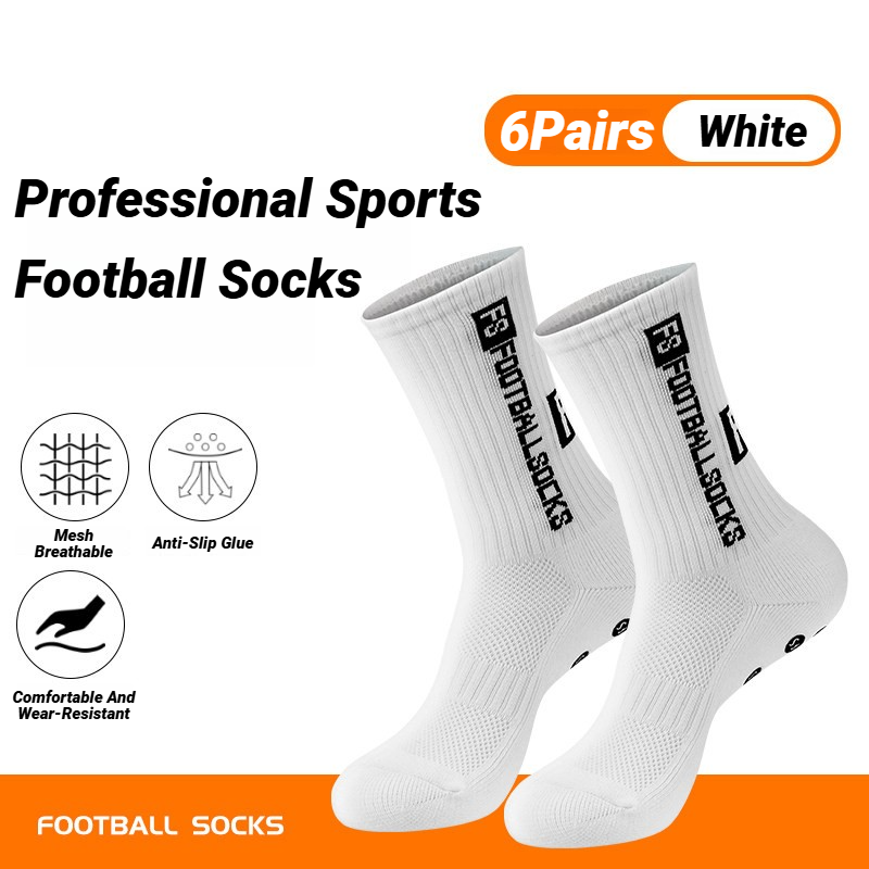 6Pairs Non Slip Grip Socks For - Ankle Support Badminton 评论和价格