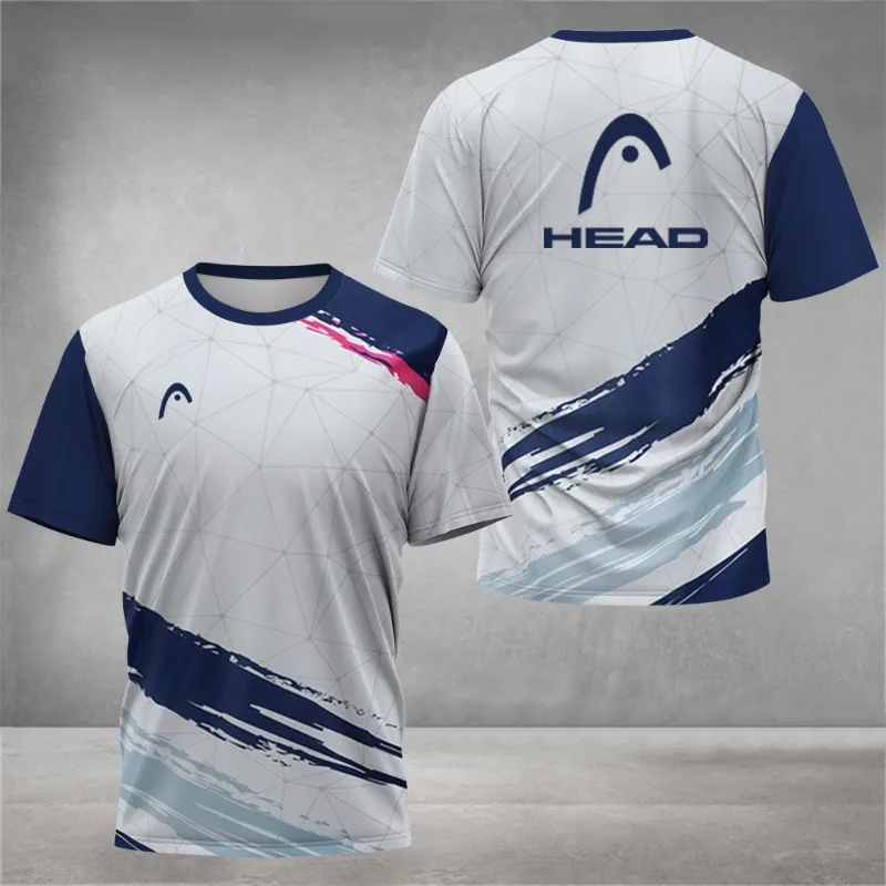 Summer Breathable Mens T Shirt - Badminton Wallpaper 评论和价格