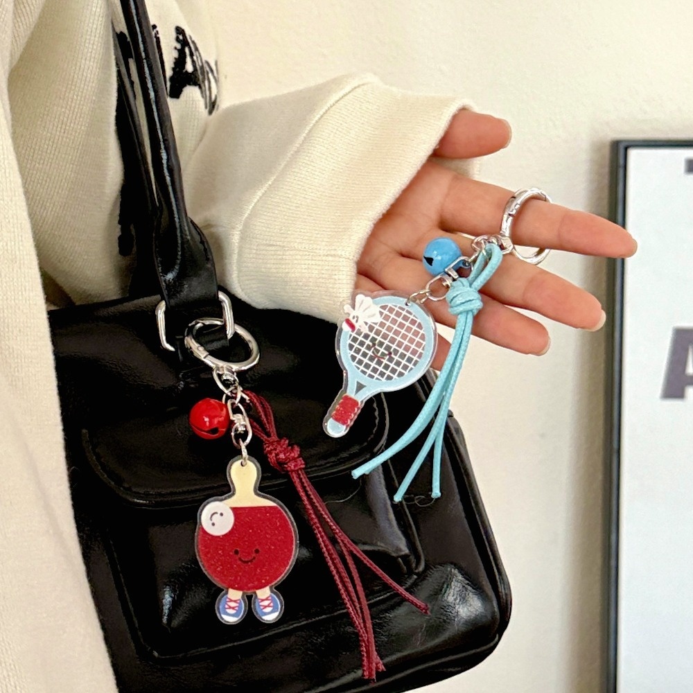 Creative Sports Ball Keychain  - Badminton Video 评论和价格