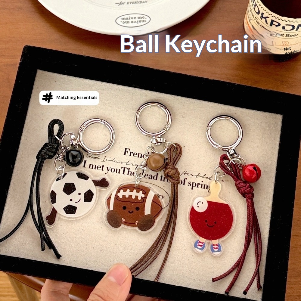 Creative Sports Ball Keychain  - Badminton Video 评论和价格